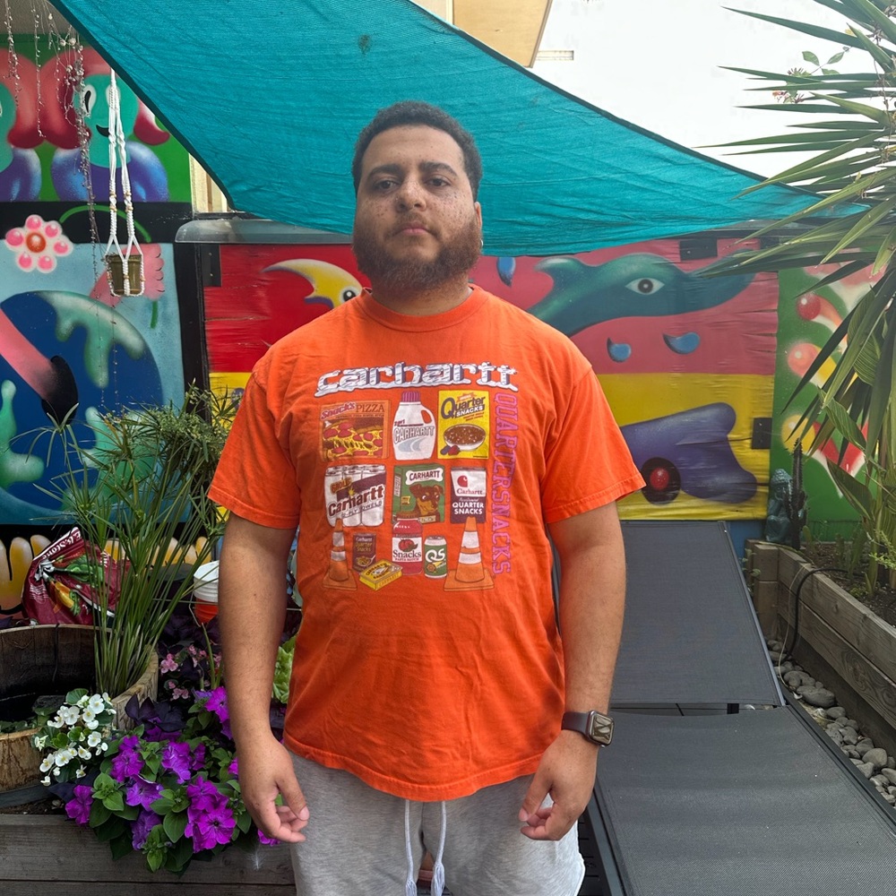 Carhartt WIP Vibrant Orange Graphic Tee